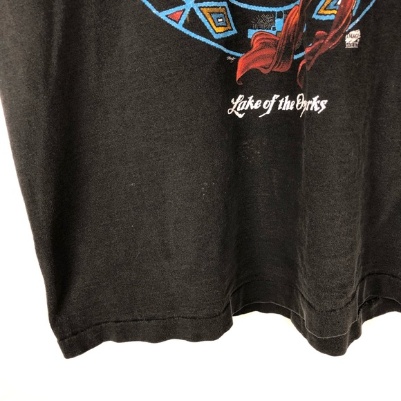 Vintage Eagle Native Indian T Shirt 90s - Picture 3 of 6